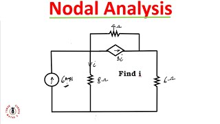 Simplified Nodal Analysis with Current Sources  Worked Example [upl. by Porcia]