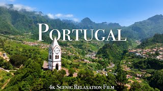 Portugal 4K  Scenic Relaxation Film with Inspiring Music [upl. by Acirderf422]