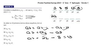 Questão 18  Provão PaulistaSaresp 2023 – 2° Ano  1° Aplicação  Versão 1 [upl. by Nies]