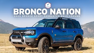 NEW 2025 Bronco Sport SASQUATCH WalkAround [upl. by Atirres]