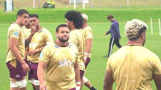 Moana Pasifika players determined to deliver 80minute performance in Wellington [upl. by Oivlis]