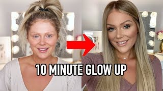 10 MINUTE EVERYDAY MAKEUP TRANSFORMATION  GET READY WITH ME [upl. by Anemolif]