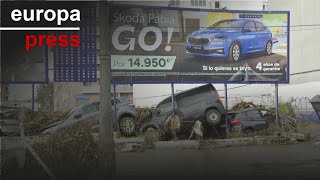 Valencianos afrontan las consecuencias de la DANA quotEstá todo destrozadoquot [upl. by Aklim]