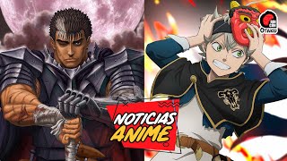 BERSERK nuevo ANIME Black Clover SE RETRASA Danmachi 4 CONTINUA  Rincón Otaku [upl. by Thetes]