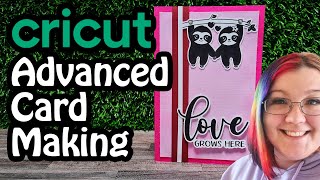 Take your Cricut Card Making to the Next Level  Advanced Cricut Card Making Tutorial [upl. by Samford651]