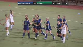 Endicott Field Hockey Highlights vs Southern Maine 092524 [upl. by Akkim]