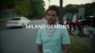 Free Type beats Lil baby ‘’ Milano Demons’’ 2024 [upl. by Ahsenid828]