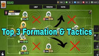 NEW Top 3 formation and tactics in Top Eleven 2024 [upl. by Reivazx]