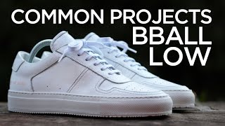 Closer Look Common Projects Bball Low  White [upl. by Snej]