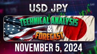 Latest USDJPY Forecast and Technical Analysis for November 5 2024 [upl. by Kcirrad]