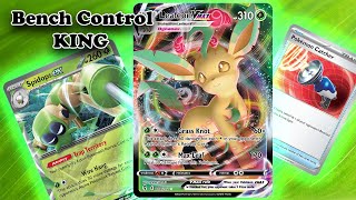 Leafeon VMax and Spidops ex CONTROL YOUR OPPONENTS BENCH In PTCGL [upl. by Primalia]