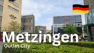 Entire city is a shopping mall  Metzingen Outlet City walking tour in 4K [upl. by Trelu]