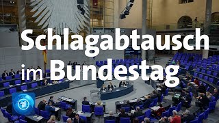 Bundestag Weidel und Merkel liefern sich Schlagabtausch bei Generaldebatte [upl. by Illene458]