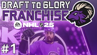 NHL 25 Draft to Glory Franchise mode 1 “WERE OKCquot [upl. by Quartet]