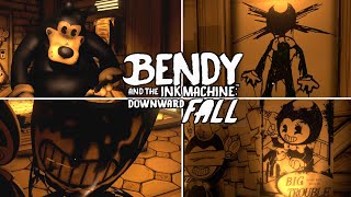 Bandy  The Ink Machine Downward Fall  Full Walkthrough amp Ending [upl. by Harlin]