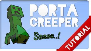 Porta rosto do Creeper 3x3  Redstone Tutorial 44 [upl. by Jackqueline754]