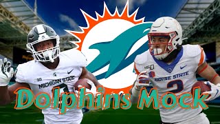 Miami Dolphins Team Mock Draft I 2022 NFL DRAFT [upl. by Zoes]