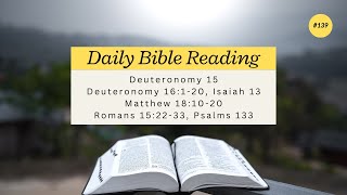 Day 139 Daily Bible Reading [upl. by Crispen458]