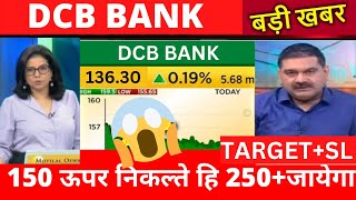 DCB BANK SHARE LATEST NEWS DCB BANK SHARE ANALYSIS DCB BANK SHARE PRICE TARGET DCB BANK BUY [upl. by Acinomahs533]