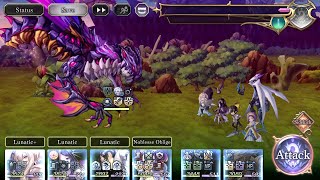 Another Eden Death Eater Lindwyrm 1 Fire vs Shade Zone amp Yakumo [upl. by Buchanan]