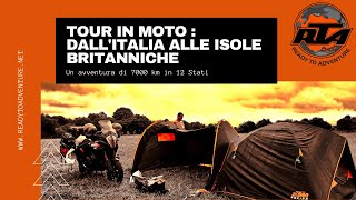 Tour in moto  dallItalia alle isole britannica [upl. by Ayik85]