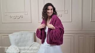 magenta bridal cardigan [upl. by Palgrave]