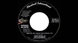 1981 HITS ARCHIVE Rock And Roll Dreams Come Through  Jim Steinman stereo 45 [upl. by Inavoig]