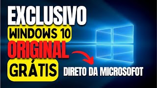 Como Baixar o Windows 10 Atualizado 100 GRÁTIS  ATIVAÇÃO ORIGINAL PARA SEMPREtutorial [upl. by Varden125]