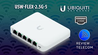 Ubiquiti Switch Flex Mini 25G Switch 5 portas Gerenciável MultiGigabit [upl. by Aicak]