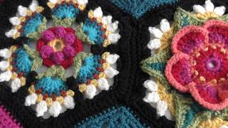 Fridas Flowers blanket 2 Мой второй плед крючком [upl. by Phemia]