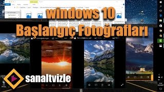 Windows Başlangıç Fotoğrafları Spot Işığı [upl. by Nazario]