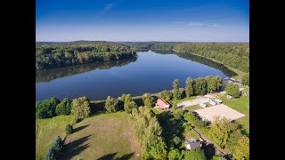 Stare Jabłonki  działka z linią brzegową [upl. by Fagen]