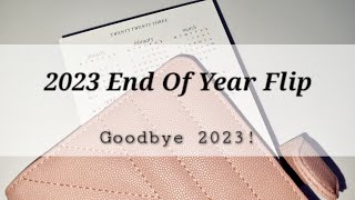 2023 End Of Year Flip  Personal Planner [upl. by Funk]