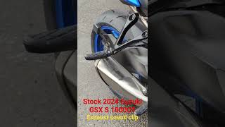 Suzuki GSX S 1000GT 2024 Stock Exhaust System Sound Clip [upl. by Burl73]