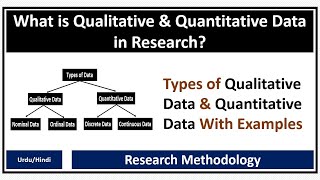 What is Qualitative Data and Quantitative Data in Research Types of Qualitative amp Quantitative Data [upl. by Maegan459]