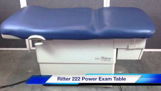 Midmark Ritter 222 Power Exam Table [upl. by Hsina828]