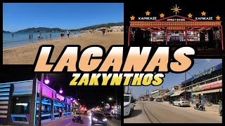 LAGANAS  Zakynthos Greece 4k [upl. by Amado]