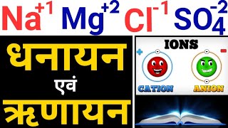 आयन धनायन एवं ऋणायन  Cation amp Anion  आयन किसे कहते हैं  Basic Chemistry for 9th amp 10th [upl. by Ally751]