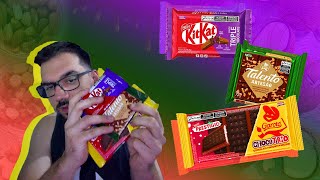 Provando KitKat Triplo Chocolate Talento Artesão e ChocoTrio Prestígio [upl. by Darej322]