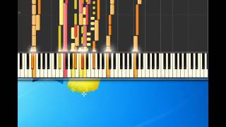 Beatles Day in the life Piano tutorial by Synthesia [upl. by Constantino947]