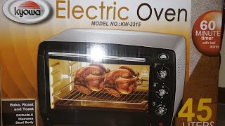 KYOWA ELECTRIC OVEN 3315 UNBOXING [upl. by Alger]