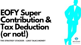 Should I add money to super in June amp what are my options Dont miss out on your EOFY opportunities [upl. by Deppy]