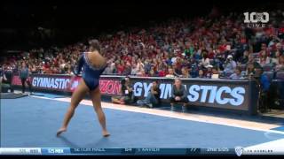 Napualani Hall UCLA 2016 Floor vs Arizona 9775 [upl. by Baiel]