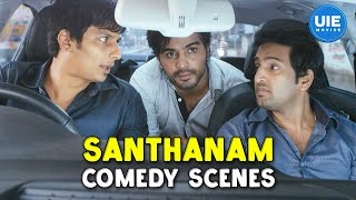 Santhanam Comedy Scenes Part 01  Endrendrum Punnagai  All in All Azhagu Raja  Vanakkam Chennai [upl. by Pinzler]