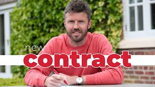 Michael Carrick Signs New Boro Contract [upl. by Lissner174]