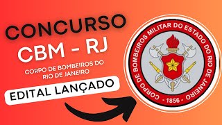 CONCURSO CBM  RJ 2024  Corpo de Bombeiros Militar do Rio de Janeiro  Edital e Apostila  CBMERJ [upl. by Aikahc492]