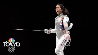 Lee Kiefer wins USAs firstever gold medal in individual foil  Tokyo Olympics  NBC Sports [upl. by Crean741]