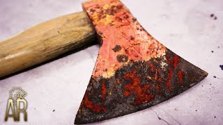 Old hatchet restoration [upl. by Kubetz]