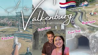 Kabelbaan amp RodelbaanCave TourRuined Castle sightseeing in Valkenburg  Dutch amp Filipina Couple [upl. by Quintina558]