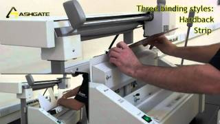 Fastbind Elite XT hot glue perfect binding system from Ashgate Automation Ltd [upl. by Euqinahs]